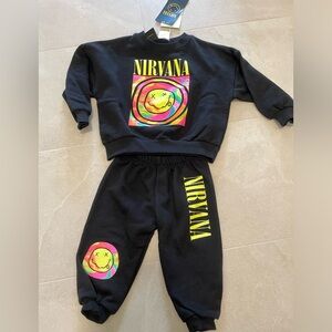Zara x Nirvana collab sweat suit